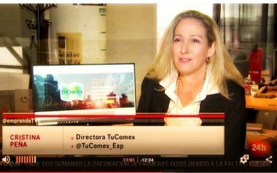 TuComex en el programa Emprende, del Canal 24h de TVE