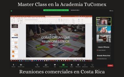 Reuniones comerciales en Costa Rica – Master Class Academia TuComex