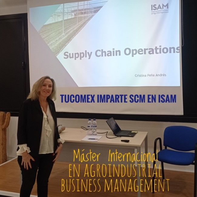 TuComex forma en el Master in International Agribusiness Management de ISAM - Cristina Peña