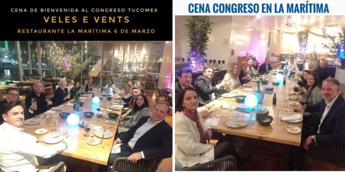 Repetimos el éxito en el IV Congreso Internacional TuComex - PreCongreso - Cena en La Marítima