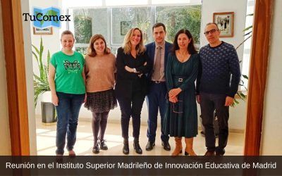 Reunión en el Instituto Superior Madrileño de Innovación Educativa