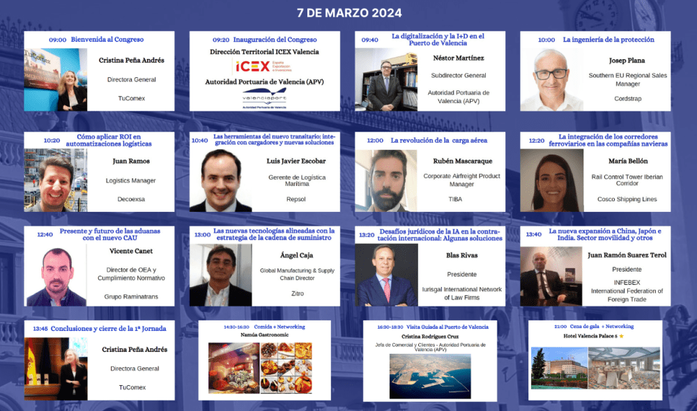 Todo listo para el IV Congreso Internacional en Valencia - Día 7 de marzo