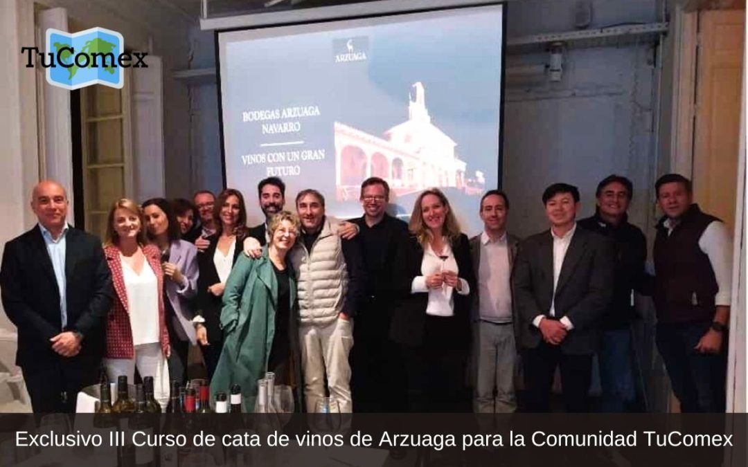Exclusivo III Curso de cata de vinos de Arzuaga para la Comunidad TuComex