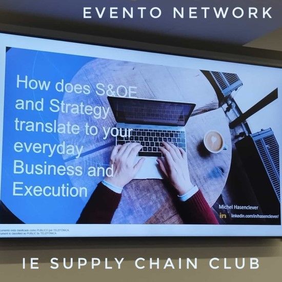 Estupenda jornada de Supply Chain en el IE sobre S&OE - TEMA JORNADA