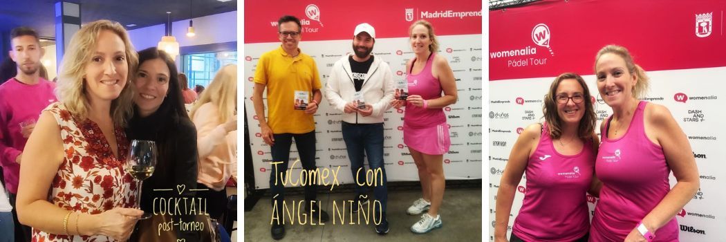 TuComex en el Womenalia Pádel Tour con Madrid Emprende - Cóctel Womenalia