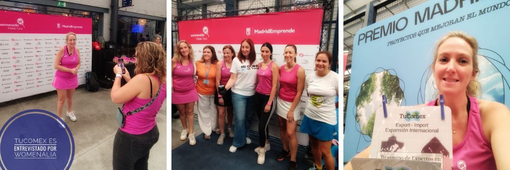 TuComex en el Womenalia Pádel Tour con Madrid Emprende - Deporte y Negocio