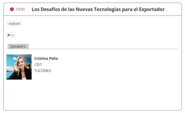 TuComex participará en el SIL Knowledge 2024 - Keynote 1