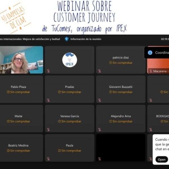 Curso en IPEX sobre Sistemas de retención de clientes internacionales - Presentación