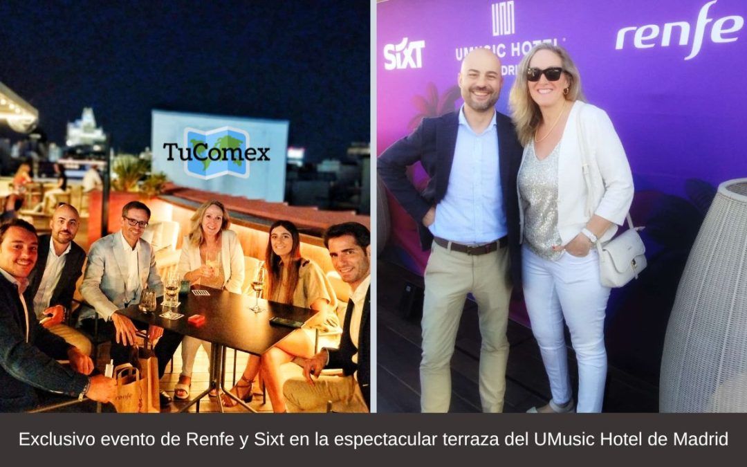 Exclusivo evento de Renfe y Sixt en la espectacular terraza del UMusic Hotel de Madrid