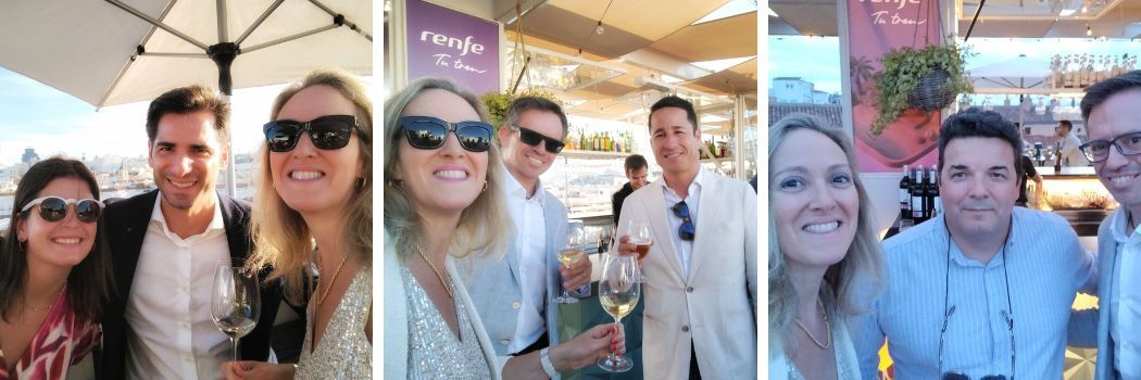 Exclusivo evento de Renfe y Sixt en la espectacular terraza del UMusic Hotel de Madrid - Edificio y terraza - Conversaciones