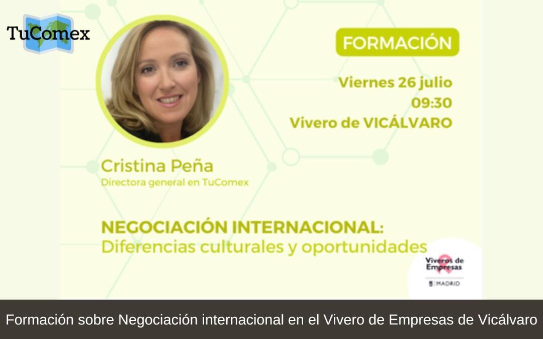 Formación sobre Negociación internacional en el Vivero de Empresas de Vicálvaro