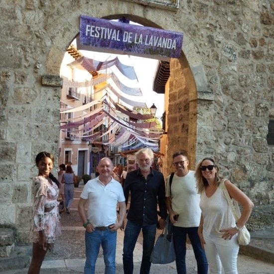 TuComex en el Festival de la Lavanda de Brihuega - Calles de Brihuega