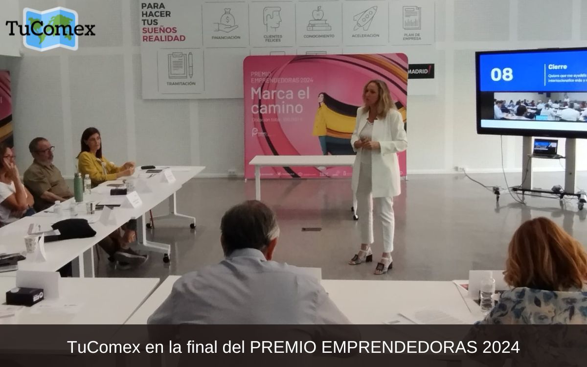TuComex en la final del PREMIO EMPRENDEDORAS de 2024