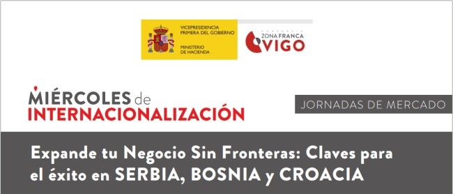 Jornada en Vigo sobre oportunidades de negocio en los Balcanes - Cartel
