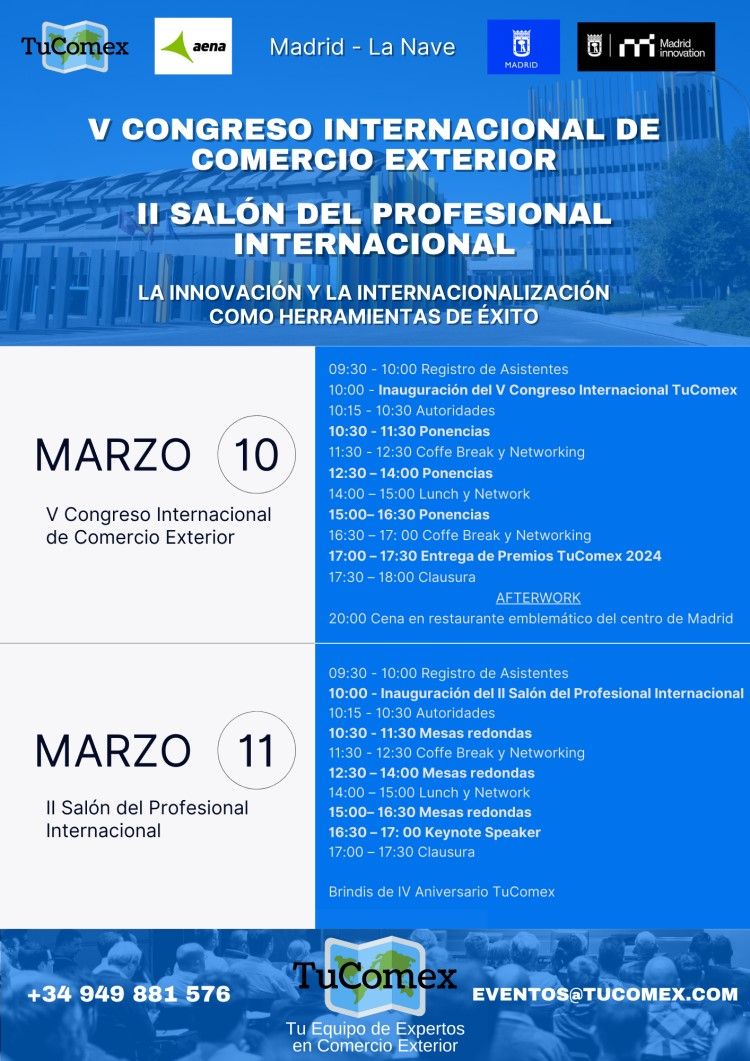 PROGRAMA V CONGRESO INTERNACIONAL TUCOMEX (CONGRESO + SALÓN)
