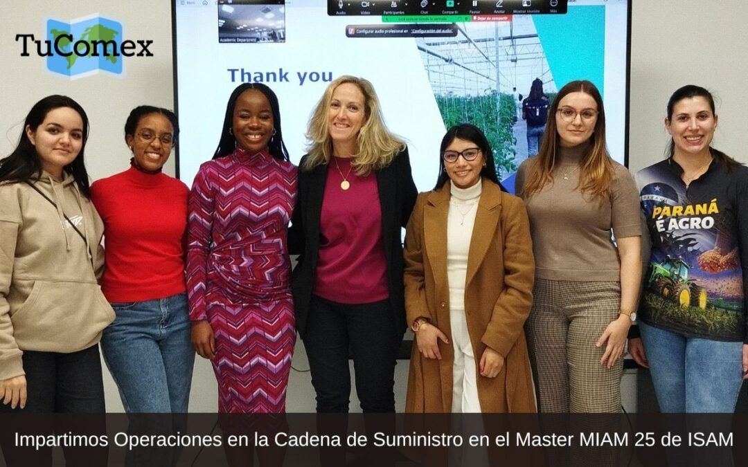 Impartimos Operaciones en la Cadena de Suministro en el Master MIAM 25 de ISAM