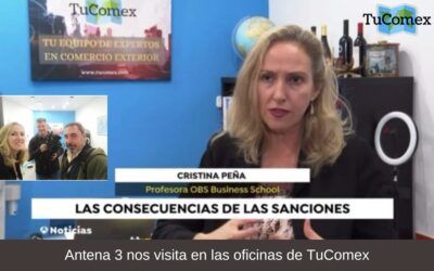 Antena 3 nos visita en las oficinas de TuComex