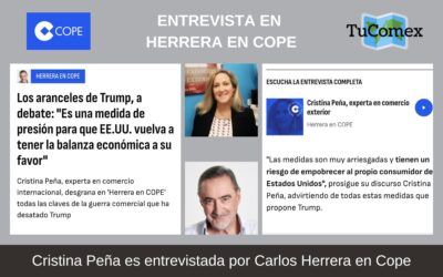 Cristina Peña es entrevistada por Carlos Herrera en Cope