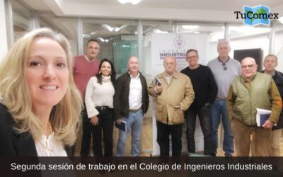 Segunda sesión de trabajo en el Colegio de Ingenieros Industriales