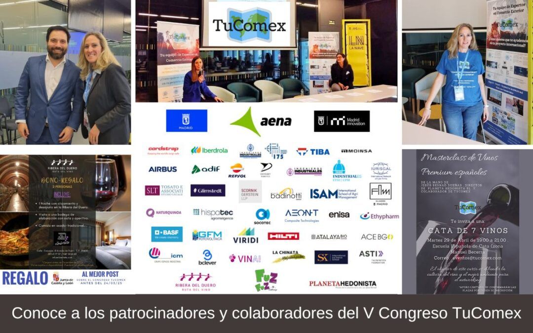 Conoce a los patrocinadores y colaboradores del V Congreso TuComex