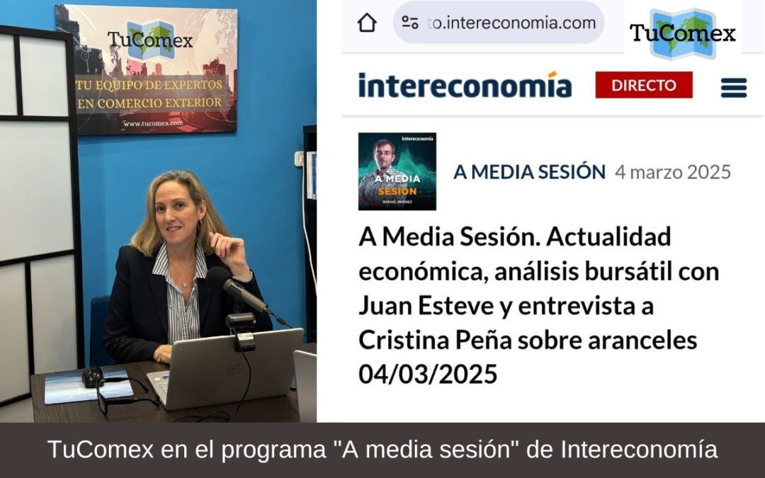 TuComex en el programa «A media sesión» de Intereconomía