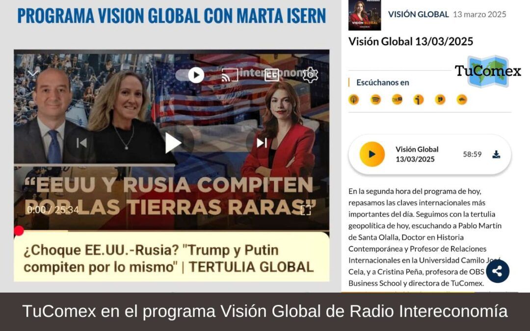 TuComex en el programa Visión Global de Radio Intereconomía