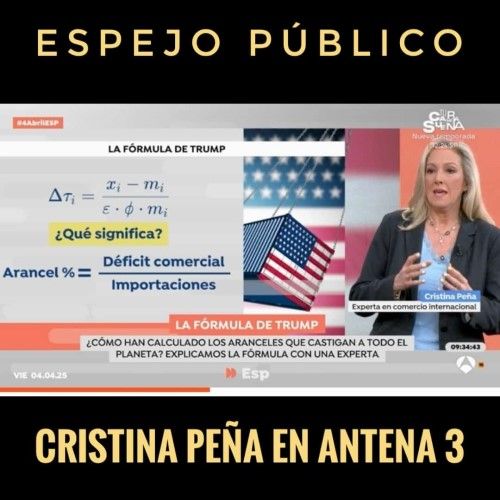 Explicamos los aranceles de Trump en Espejo Público de Antena 3 - Fórmula