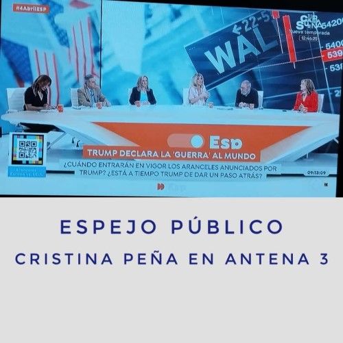 Explicamos los aranceles de Trump en Espejo Público de Antena 3 - Tertulia
