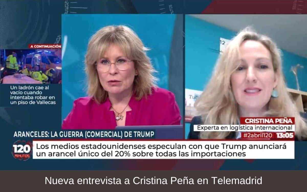 Nueva entrevista a Cristina Peña en Telemadrid