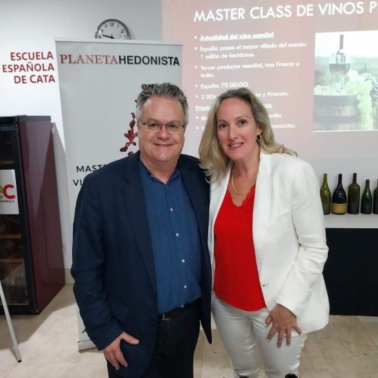 Catamos vinos premium españoles en una master class de la Comunidad TuComex - Jesús Bernad