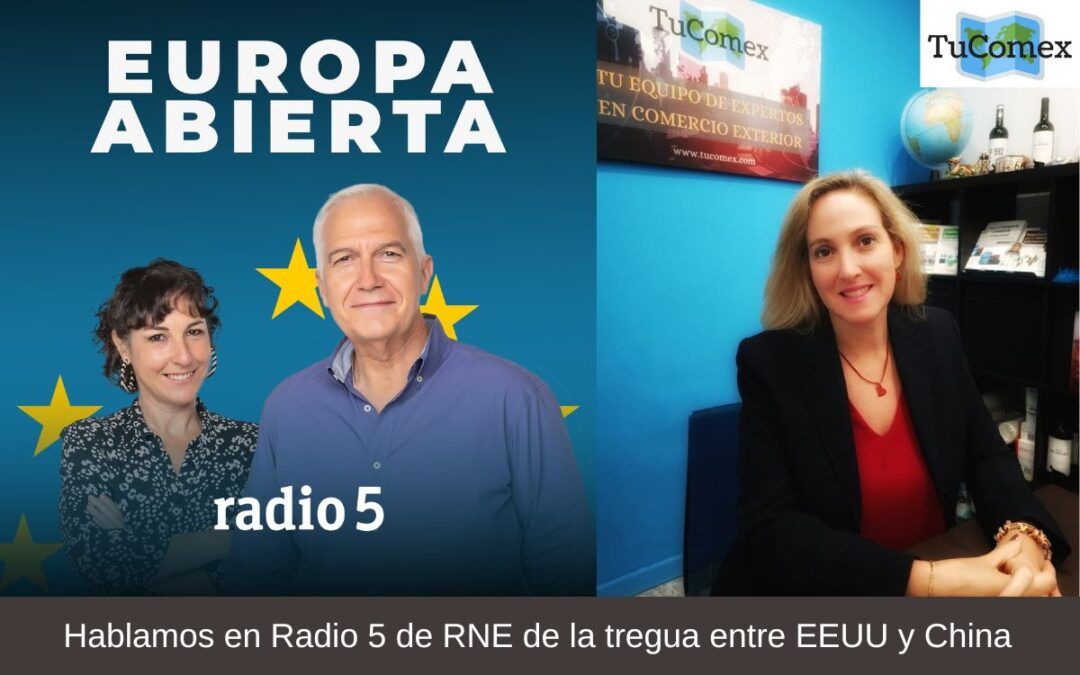 Hablamos en Radio 5 de RNE de la tregua entre EEUU y China