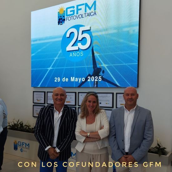 Celebramos con GFM Fotovoltaica sus 25 años de vida - Fundadores