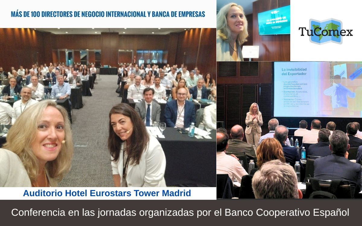 Conferencia en las jornadas organizadas por el Banco Cooperativo Español