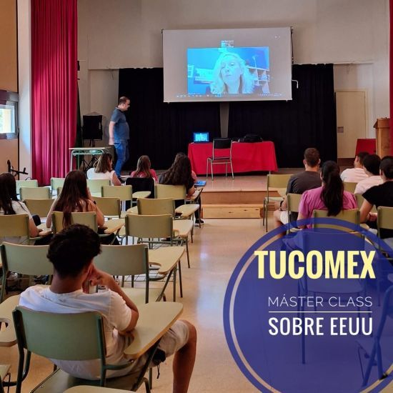 Forum TuComex en el IES Pedroñeras EEUU & Trump - En el aula