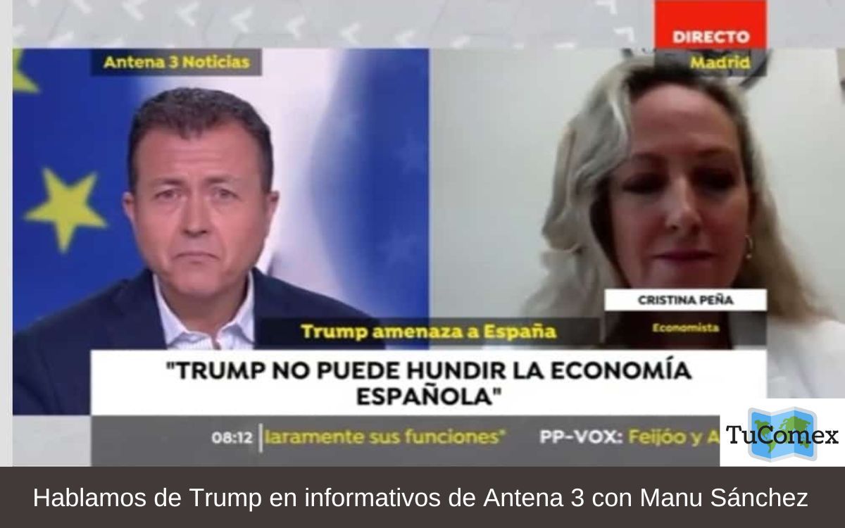 Hablamos de Trump en informativos de Antena 3 con Manu Sánchez