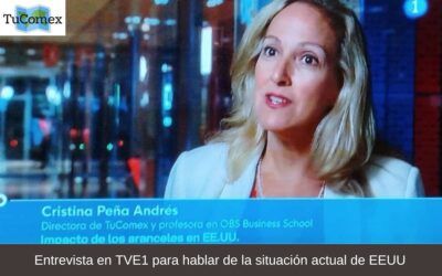 Entrevista en TVE1 para hablar de la situación actual de EEUU