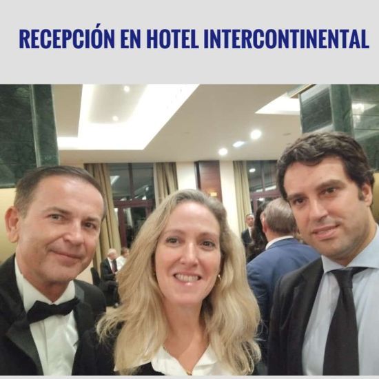 Invitados por la Embajadora de la República de Türkiye - Con el Embajador de Bosnia y el director de Raia Diplomática