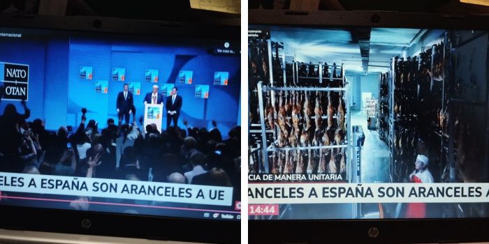 La amenaza de Trump de aranceles para España en Telemadrid - 5
