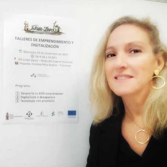 Jornada de Emprendimiento y Digitalización en Mota del Cuervo - Cristina Peña