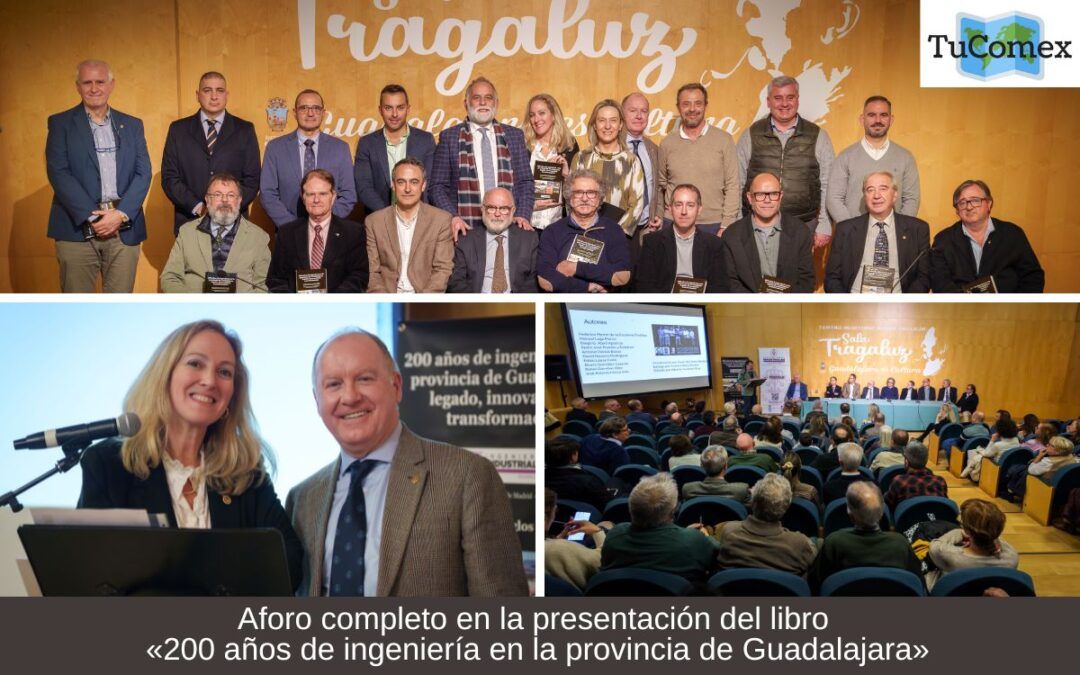 Aforo completo en la presentación del libro «200 años de ingeniería en la provincia de Guadalajara»