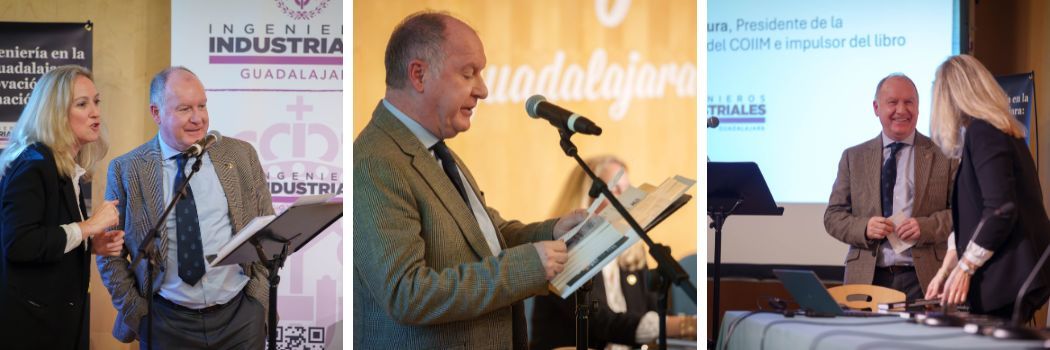 Aforo completo en la presentación del libro «200 años de ingeniería en la provincia de Guadalajara» - Javier del Amo