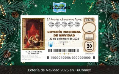 Lotería de Navidad 2025 en TuComex