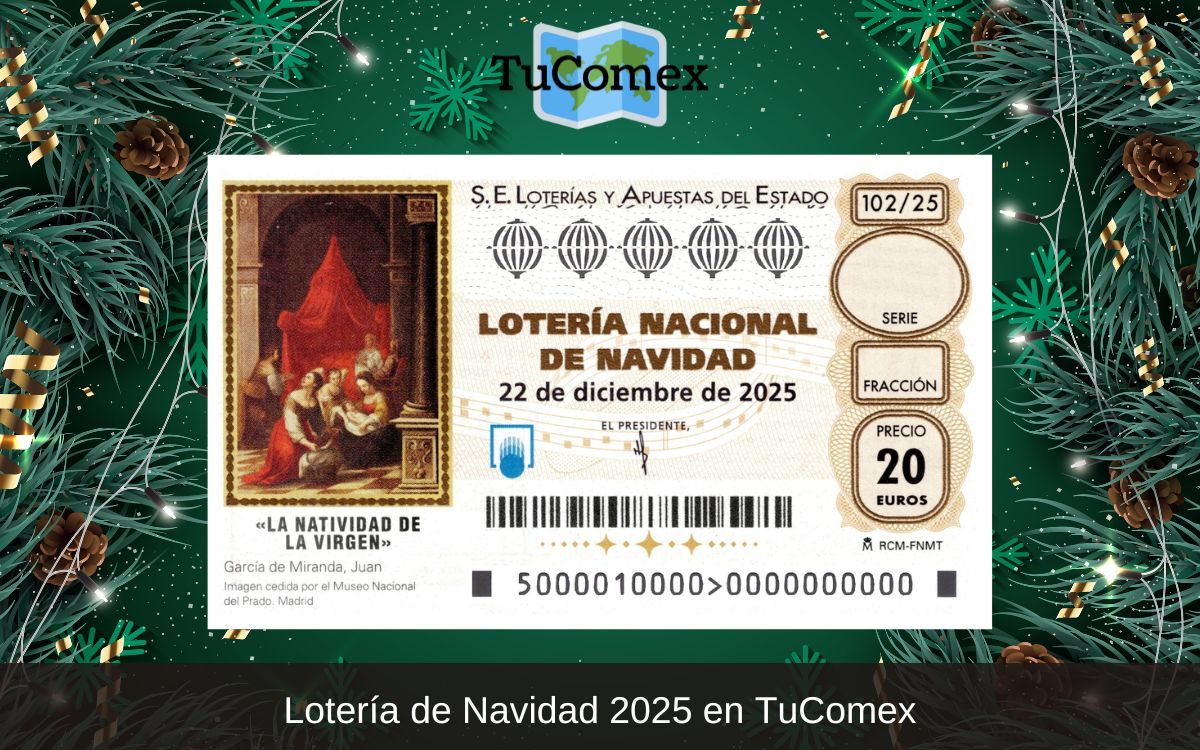 LOTERÍA DE NAVIDAD 2025 EN TUCOMEX