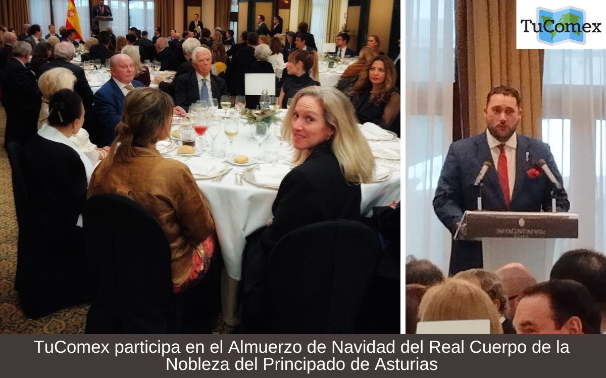 TuComex participa en el Almuerzo de Navidad del Real Cuerpo de la Nobleza del Principado de Asturias