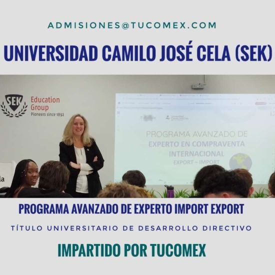 Ultimamos las matrículas del curso universitario de TuComex en la UCJC - Programa