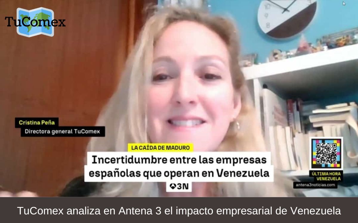 TuComex analiza en Antena 3 el impacto empresarial de Venezuela