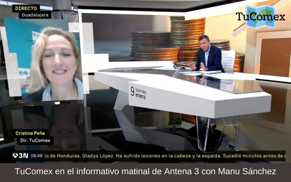 TuComex en el informativo matinal de Antena 3 con Manu Sánchez