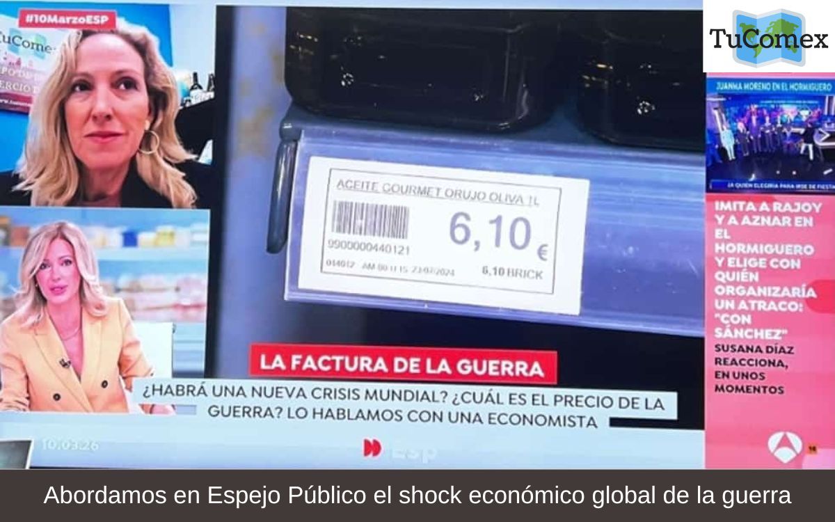 Abordamos en Espejo Público el shock económico global de la guerra