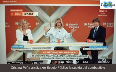 Cristina Peña analiza en Espejo Público la subida del combustible