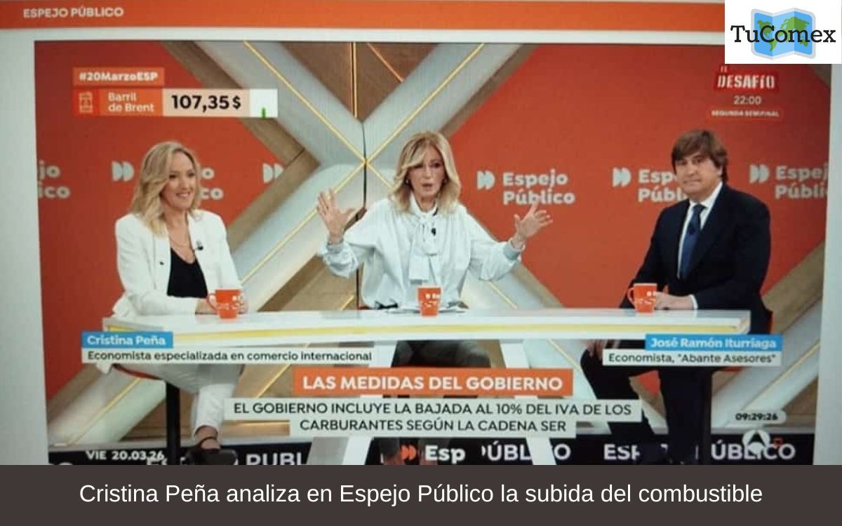 Cristina Peña analiza en Espejo Público la subida del combustible